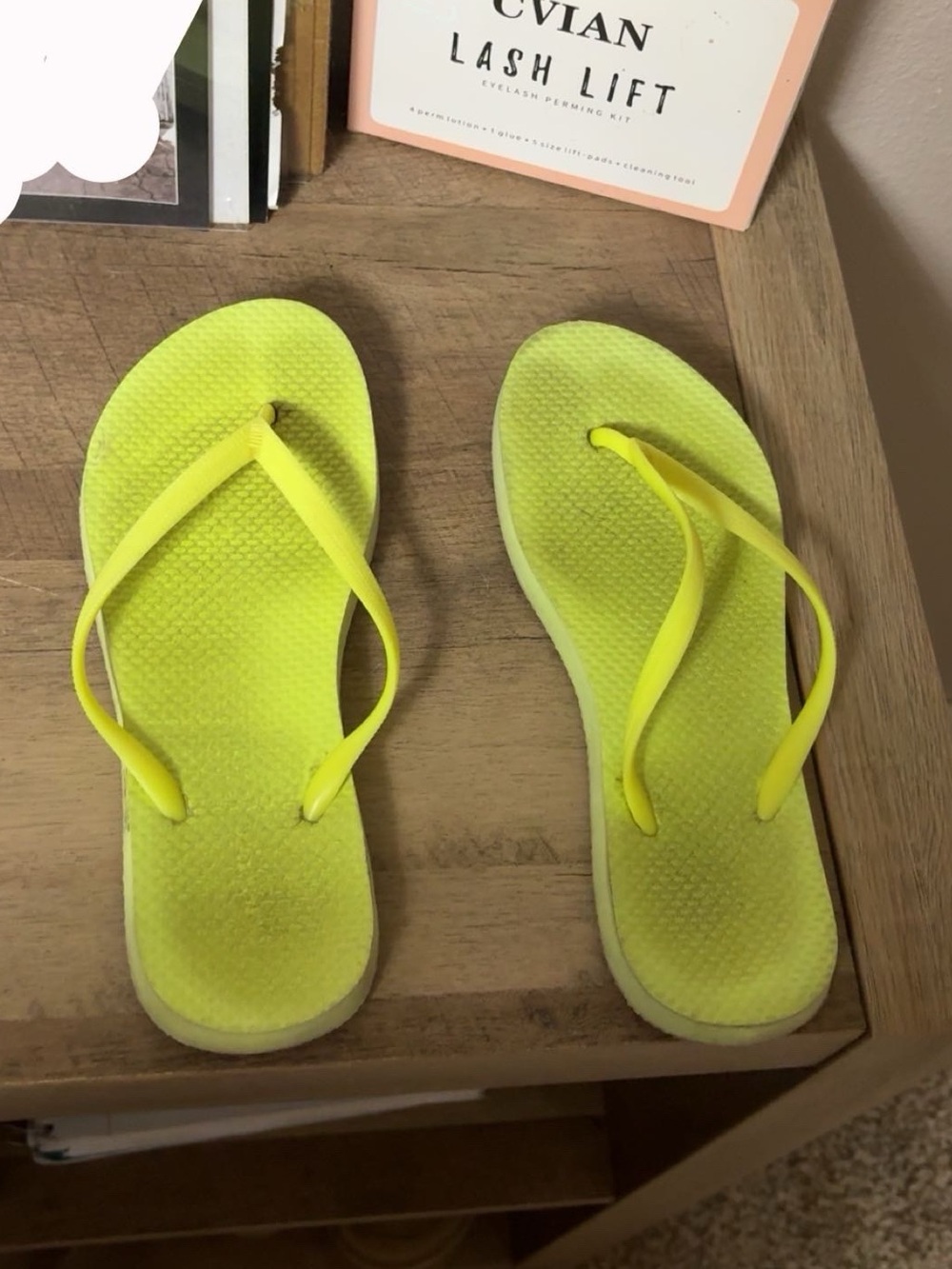 Neon Yellow Women's Flip Flop Sandals